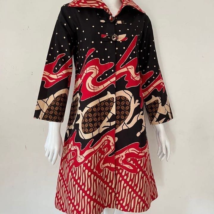 Tunik Batik Motif Jalada Merah