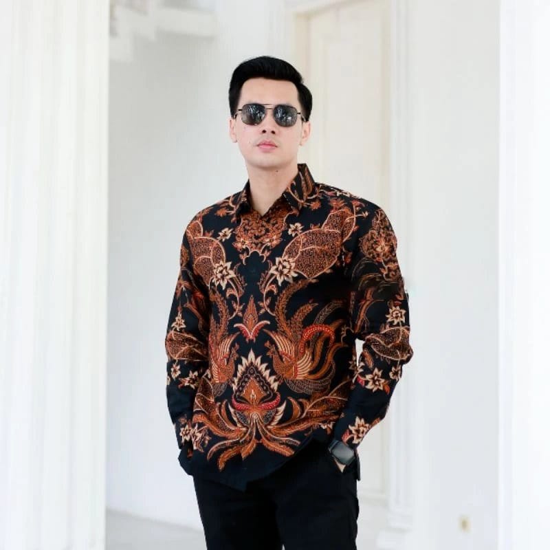 Kemeja Batik Pria Motif Wijaya